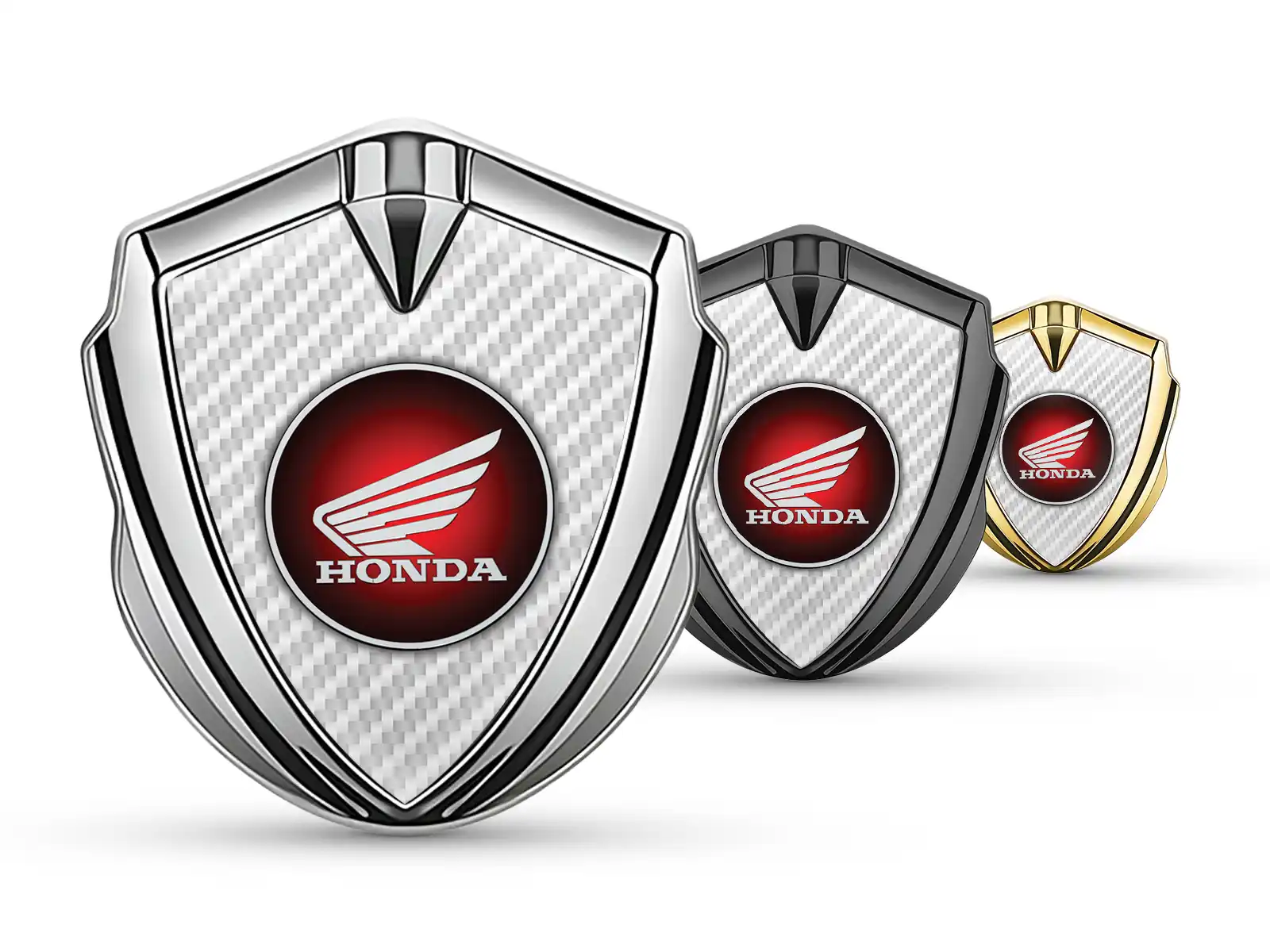 Honda 3D Silikon Abzeichen Max Design Robust 3D